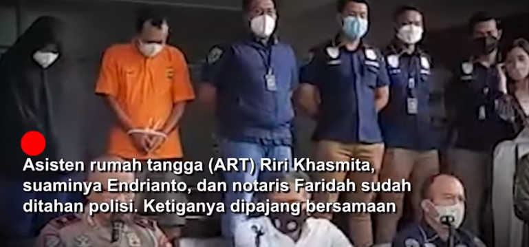 Ini Wajah Para Tersangka Mafia Tanah yang Rugikan Nirina Zubir Rp17 Miliar